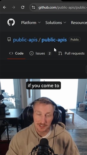 Nick Amato on Instagram: "Free public APIs 🫡 API stands for “application program interface” and you can think of it as a easy way to retrieve data on demand for any of your projects/apps! Yes, there are even APIs for the darker side of the internet… Follow for more free coding resources ✅ #code #coding #tech #learntocode #data"