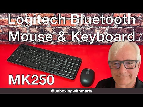 Logitech MK 250 Mouse and Keyboard, Easy to Pair, Modern, Compact and has Outstanding Battery Life