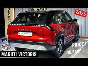 2025 Maruti Suzuki Victoris Premium SUV - Panoramic Sunroof, New Interiors, Features | Victoris 2025
