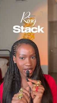 How to accessorise with ring stacking #jewelry #accessories #accessorisingtips #rings #ringstack