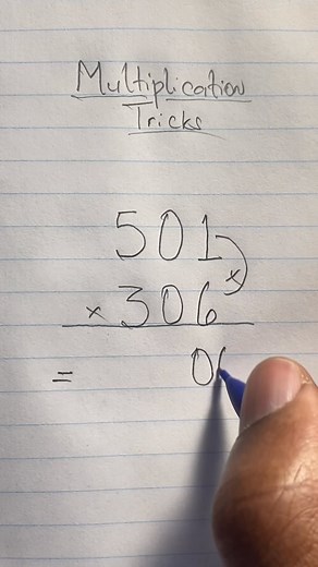 3.7K views | Multiplication Hacks with 3 digits and 0 between #math #MULTIPLICATION  | Professor_1o1 | Facebook