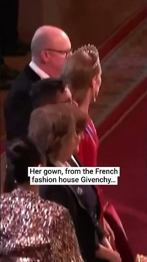 Princess Kate stuns in Givenchy gown at first royal state banquet since cancer treatment