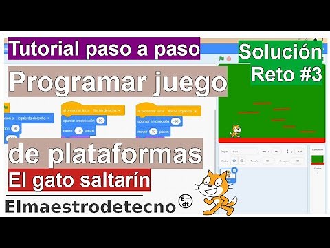 Programar juego de saltar plataformas con Scratch- Tutorial paso a paso #Aprenderscratch