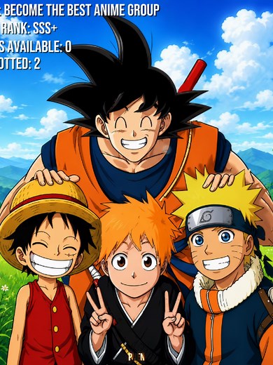 Big 4 Anime: Goku, Naruto, Luffy & Ichigo Edit Trend