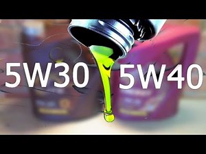 5w30 vs 5w40 engine oil - Why change?