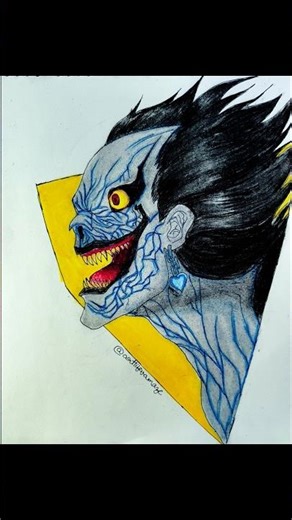 Ryuk✨#drawing#art#draw#anime#animedrawing#ryuk#deathnote#song#music#shorts#shortvideo#explore#fyp#fy