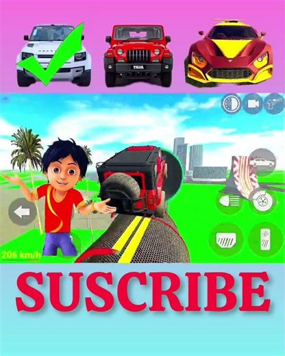 Motu patalu 🆚️ siwa 🆚️ vir the roboboy ki car superhit res jump challenge 🤯| #indianbikedriving3d 💥