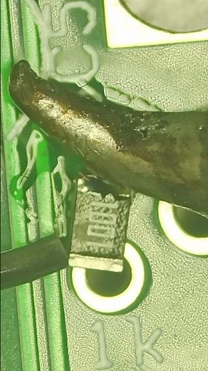 #soldering s #SMT #SMD #resistor into #THT #footprints #electronics #DIY #SMD #ASMR