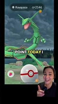 How was your experience catching Rayquaza? #pokemongo
