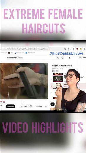 Extreme Female Haircuts Vid Highlights