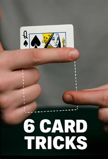 6 VISUAL Card tricks Anyone Can Do / revealed#magic #magictutorial #cardistry #easy