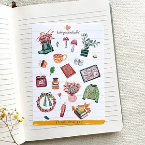 Cozy Fall Sticker Sheet: Autumn Journal Planner Stickers - Etsy Australia