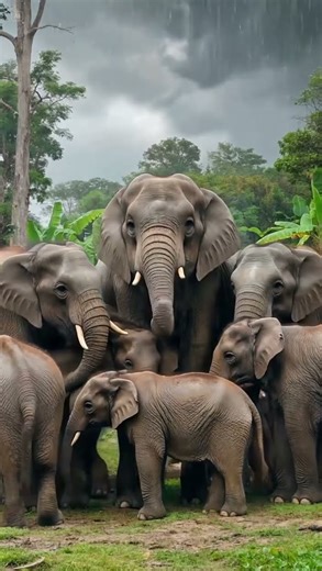 🌩️🐘 Elephants Weather the Storm