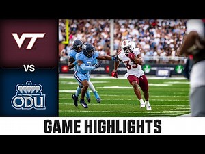 Virginia Tech vs. Old Dominion Game Highlights | 2024 ACC Football
