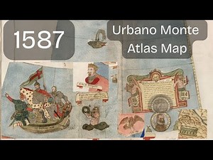 Urbano Monte’s 1587 Manuscript World Map | Rare Renaissance Cartography with Music