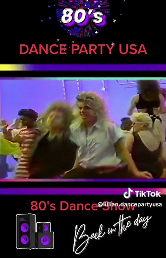 Dance Party USA #fyp #foryou #foryoupage #80s #1980s #throwback #nostalgia #80smusic #freestyle #dancepartyusa #freestylemusic #80sfreestyle #genx #80sbaby #80saesthetic #vintage #80sfashion #dance #80sstyle #philly