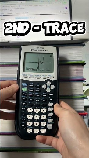 TI84:How to graph a function and find min and max!