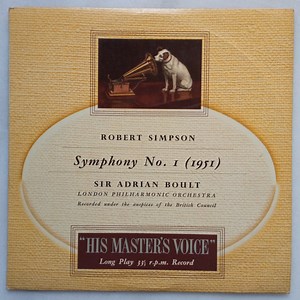 Robert Simpson, Sir Adrian Boult, London Philharmonic Orchestra - Symphony No.1 (1951)