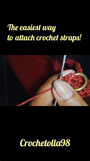 Easy Way to Attach Metal Hooks to a Crochet Strap | Beginner Friendly #crochet