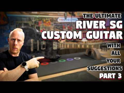 Luthier Custom Guitar Build. The Revised River SG The Final Part