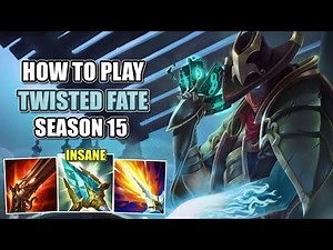 HOW TO PLAY TWISTED FATE SEASON 15 | CRAZY TANK BUILD | TF S15 GUIDE