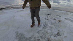 Lake Erie seiche draws visitors to Maumee Bay State Park
