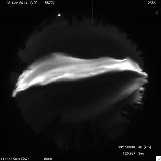 A new study in JGR Space Physics presents a new scenario for the supply of energy to aurora, particularly expanding u-shaped loops. The NASA-funded Ground-to-Rocket Electrodynamics-Electrons Correlative Experiment (GREECE) sounding rocket captured video of the u-loop phenomenon in 2014. https://agupubs.onlinelibrary.wiley.com/doi/10.1029/2019JA026983 Video credit: NASA/Marilia Samara | American Geophysical Union (AGU)