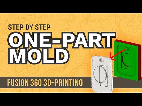 How to Create a One-Part Mold in Fusion 360 - Learn Autodesk Fusion 360 in 30 Days: Day #20