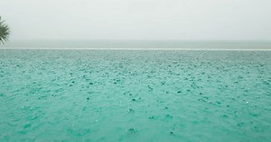 Luxury Villa Pool During Heavy Rain 스톡 동영상 비디오(100% 로열티 프리) 3814102501 | Shutterstock