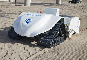 BeBot robot collects tiny plastic waste to clean our beaches