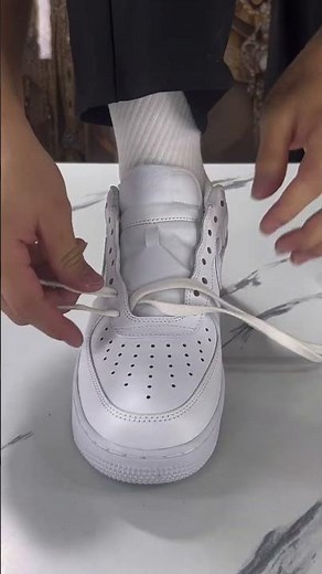 Air force 1 Shoe lacing Styles (Best Way) #lace #tutorial