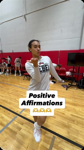 Practice affirmations for our squad 😊 | UNLV Rebel Volleyball