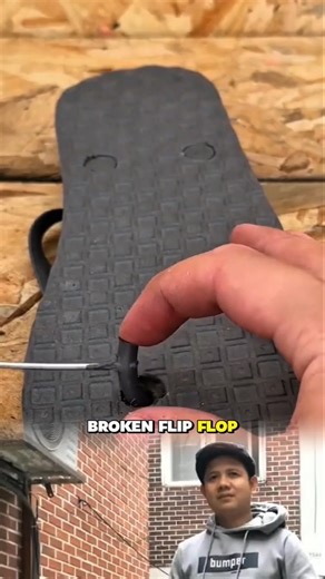 DIY! Creative Way to fix a flip flop #shorts