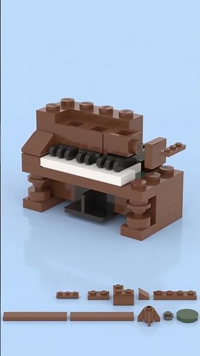 LEGO Mini Piano Build 🎶🧱 Pocket-Sized Music Machine 🎹🎵 #lego