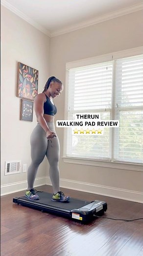 #TheRun Walking Pad Review! #Shorts #Women #Walking #walkingpad #workouts