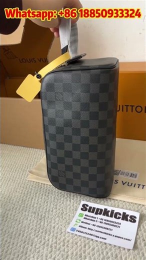 Louis Vuitton Dopp Kit Toilet Pouch NFC N40127 Review From Supkicks #supkicks #LV #N40127 #DoppKit
