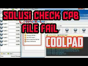 Cara flash Coolpad E561 via YGDP | Check CPB file fail