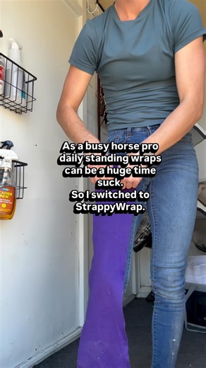 StrappyWrap | Ultimate Quick Apply Horse Wraps on Instagram: "The mountain of washed, tangled wraps…. The endless rerolling….now there’s a way to SKIP IT ALL. StrappyWrap is the quick wrap solution for precision compression, superior support, and MAXIMUM CONVENIENCE. Try it today by heading to StrappyWrap.com #horsecare #horselife #equestrian #equestrianlife #rodeolife #horsecareroutine #horsecaretips #horsebarn #equestrianstyle #horselove #horsetraining #horsehealth #horsegrooming #barrelracer 