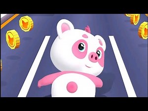 Fluffy Panda’s Endless Running through the City Roads:Panda run game