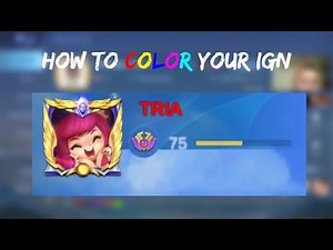 MLBB | How to Color Your Name