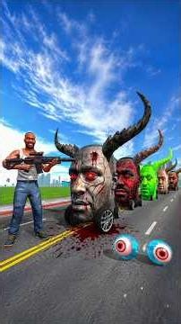 Franklin Play Hide & Kill with All Devil Cars In Indian Bike Driving 3D #shortsfeed
