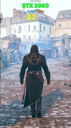 Assassin's Creed Unity 4K Max Graphics FPS - RTX 3060