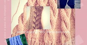 Polainas o Calentadores en dos agujas - DIY