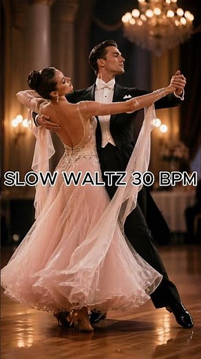 Slow Waltz 30 BPM – Can You Stay This Smooth? | Ballroom Practice