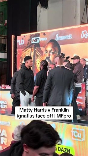 Matty Harris v Franklin Ignatius face off #faceoff #boxing