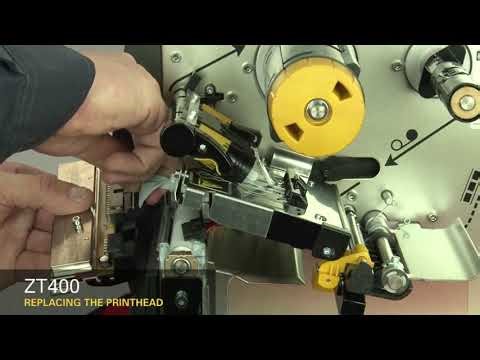 Zebra ZT410 Series How To Replace The Printhead