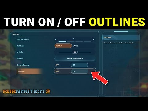 How to Turn ON/OFF Outlines in Subnautica 2