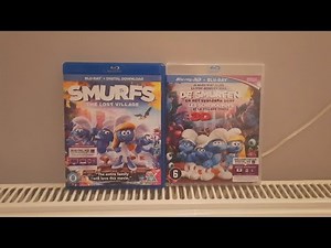 Smurfs The Lost Village (UK) Blu-ray and (French) Blu-ray 3D Unboxing