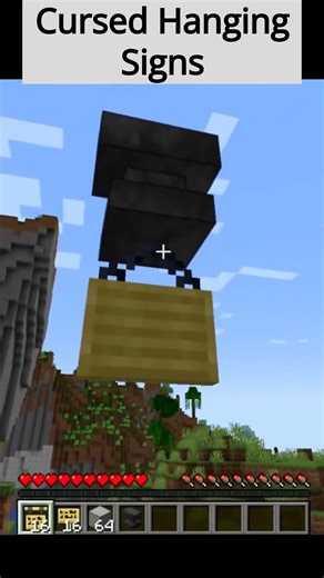 Cursed Hanging Signs Tricks in Minecraft 1.20 Update