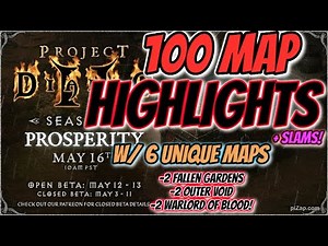 Project Diablo II [HC]: Season 11 - 100 MAP RUNS DROPS & SLAMS HIGHLIGHTS